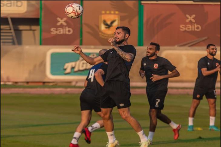 برونو سافيو من تدريبات الأهلي